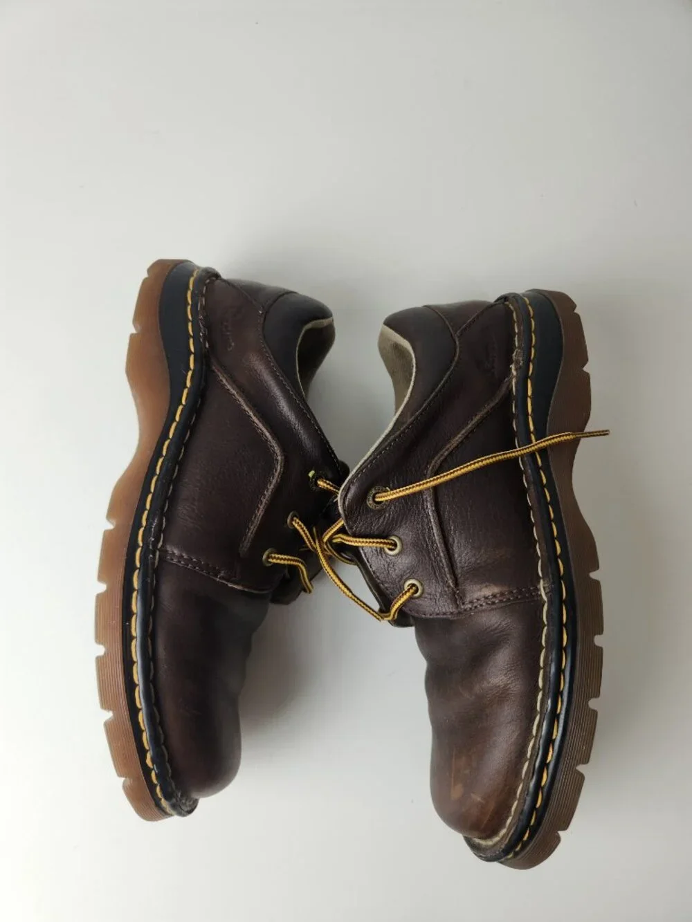 Dr Martens Shoes Mens 11 Brown Oxford Leather Three Eyelet 11194 AW004